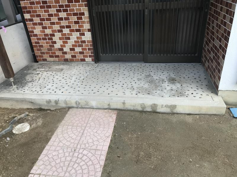 安城市k様邸 玄関ポーチ左官工事スタート 洋風な玄関へ ガイソー安城店 住まいの外装リフォーム専門店