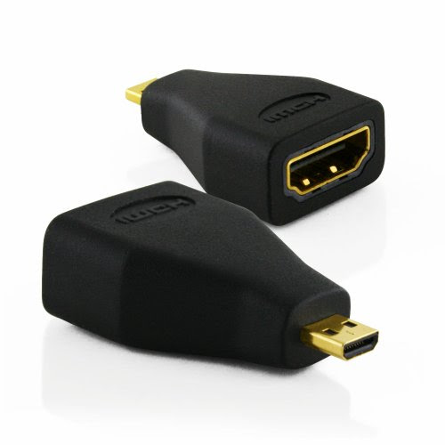 Micro HDMI (Tipo D) a HDMI (Tipo A) Adattatore con il 3D, audio e Ethernet