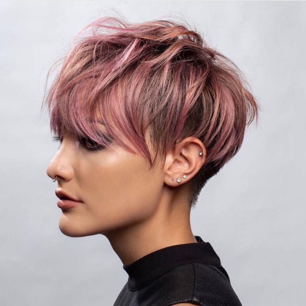 Short Hair Color Ideas For Female Chic Short Haircut For