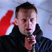 Alexei Navaly, a Russian activist, spoke during an opposition protest in central Moscow on Monday.