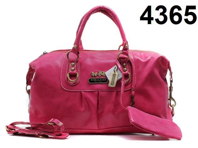 Coach Diaper Bag pink patent leather