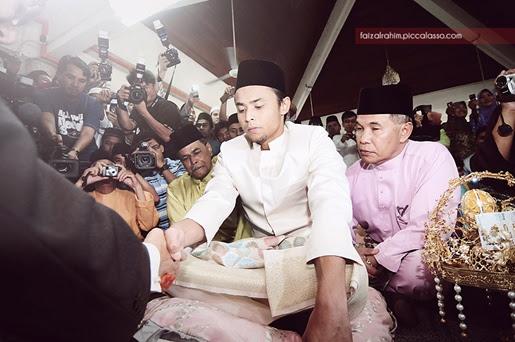 gambar kahwin ayu raudhah zaquan adha