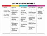 Photos of Quick House Cleaning Schedule