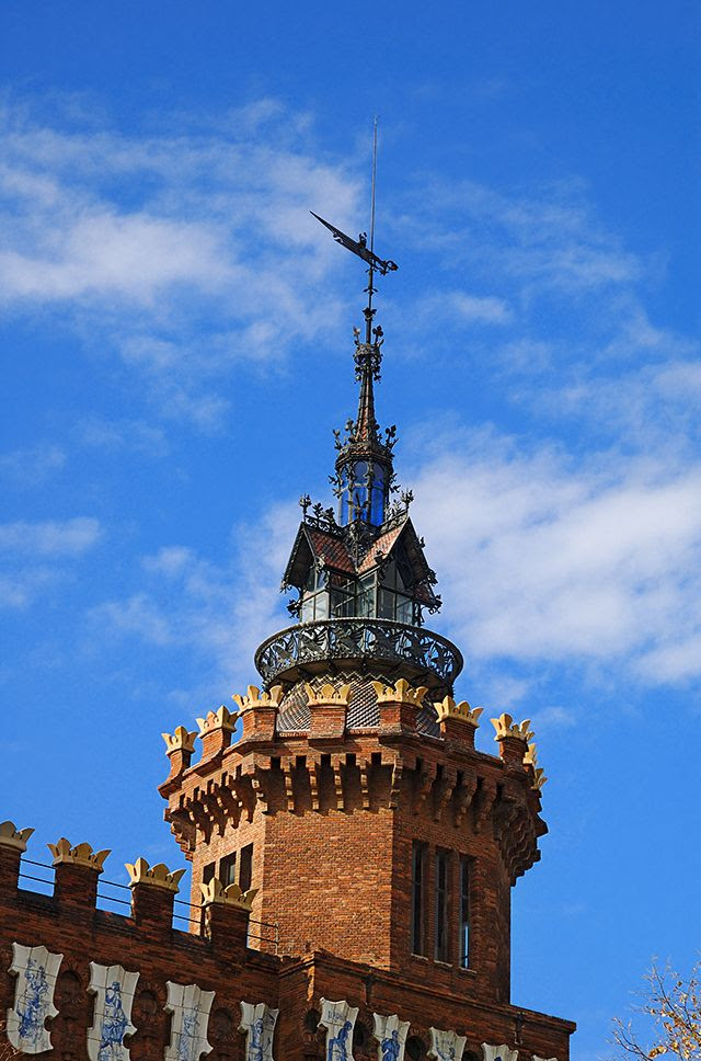 Zoological Museum of Barcelona: Modernist Tower Detail [enlarge]