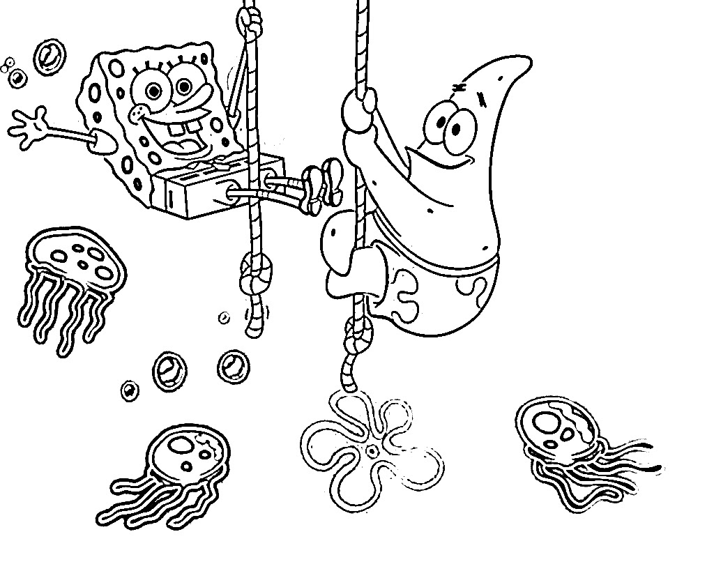 Coloring Pages Spongebob And Friends Coloring Pages For Kids