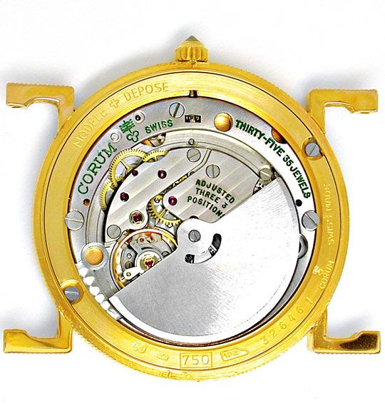 Original-Foto 5, ORIG. CORUM 20-DOLLAR HR AUTOMATIK GELBGOLD GEPRÜFT NEU