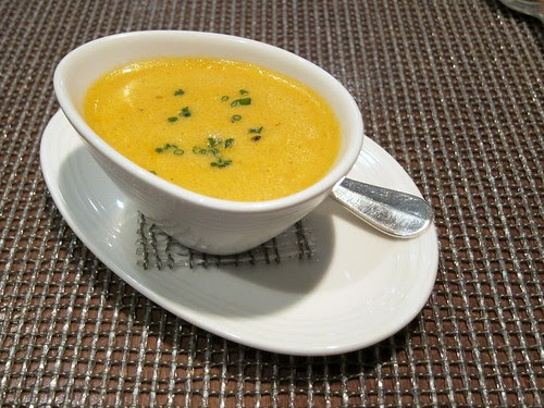Langoustine Bisque at The Kitchin