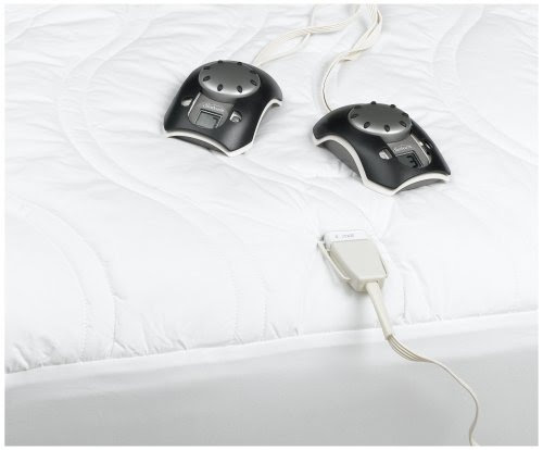 Sunbeam Camelot Haven Heated DD Convertible Control Mattress Pad, Queen