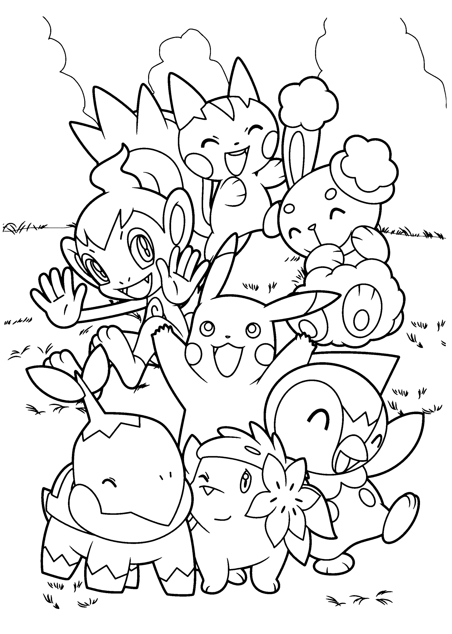 All pokemon coloring pages download and print for free