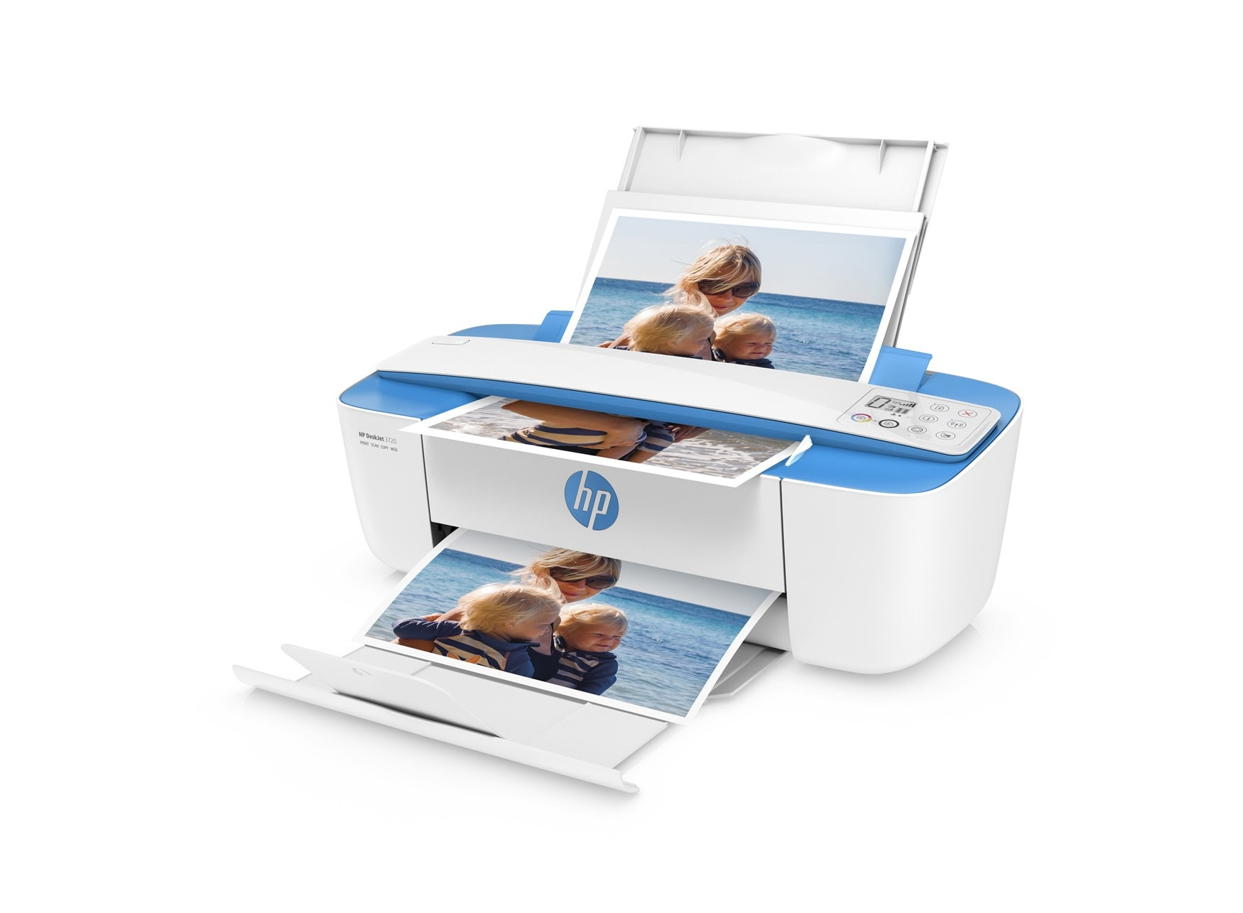 HP DeskJet 3720 All-in-One Drucker (Electric Blue) - HP ...