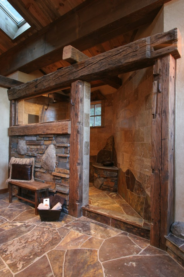 15 Heartwarming Rustic Bathroom Designs Perfect For The Winter