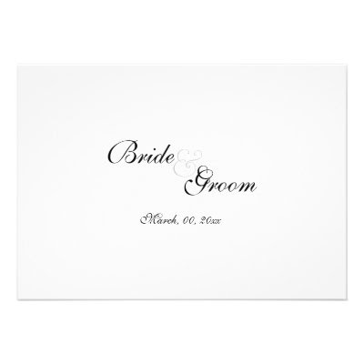 Wedding response cards template style 4 invitations