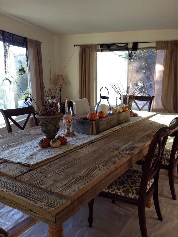 Ana White | 60 year old Barnwood Table - DIY Projects