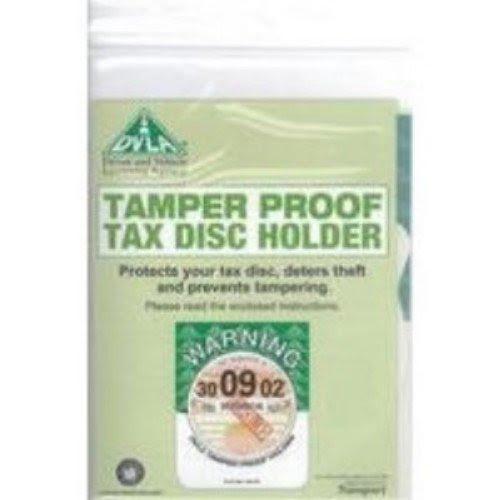 Own Brand DVLA Tamper Proof Tax Disc Holder Pack of 50 DVLA1