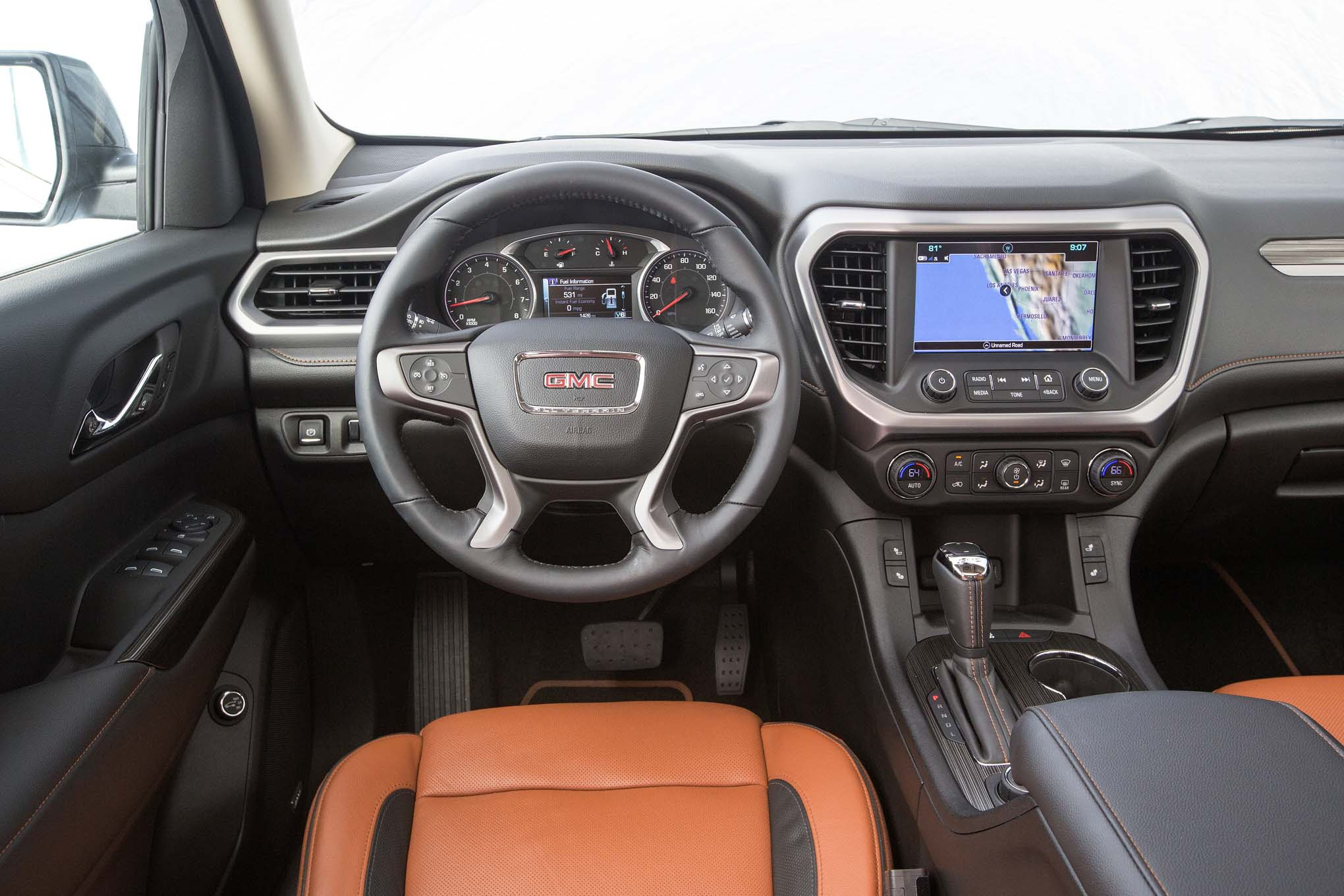 2017 GMC Acadia All Terrain cockpit
