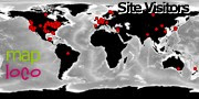 Locations of Site Visitors