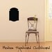 Signboard Chalkboard Vinyl Decal MEDIUM ---SALE---