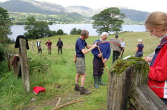 BBC tv Countryfile scything