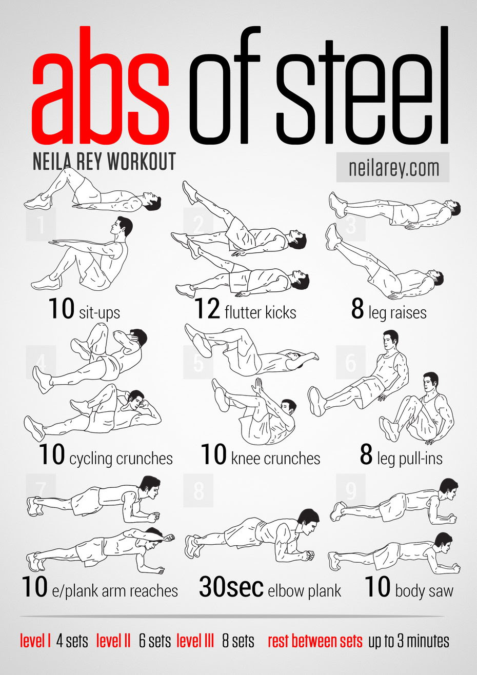 Visual Workout Guides for Full Bodyweight, No Equipment ...