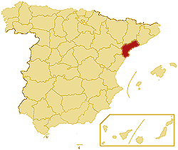 tarragona spain map