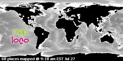 Locations of Site Visitors
