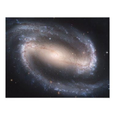 Barred Spiral Galaxy Personalized Invitations