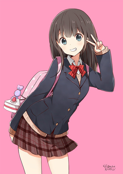 ピースする女の子 Pixiv年鑑 B