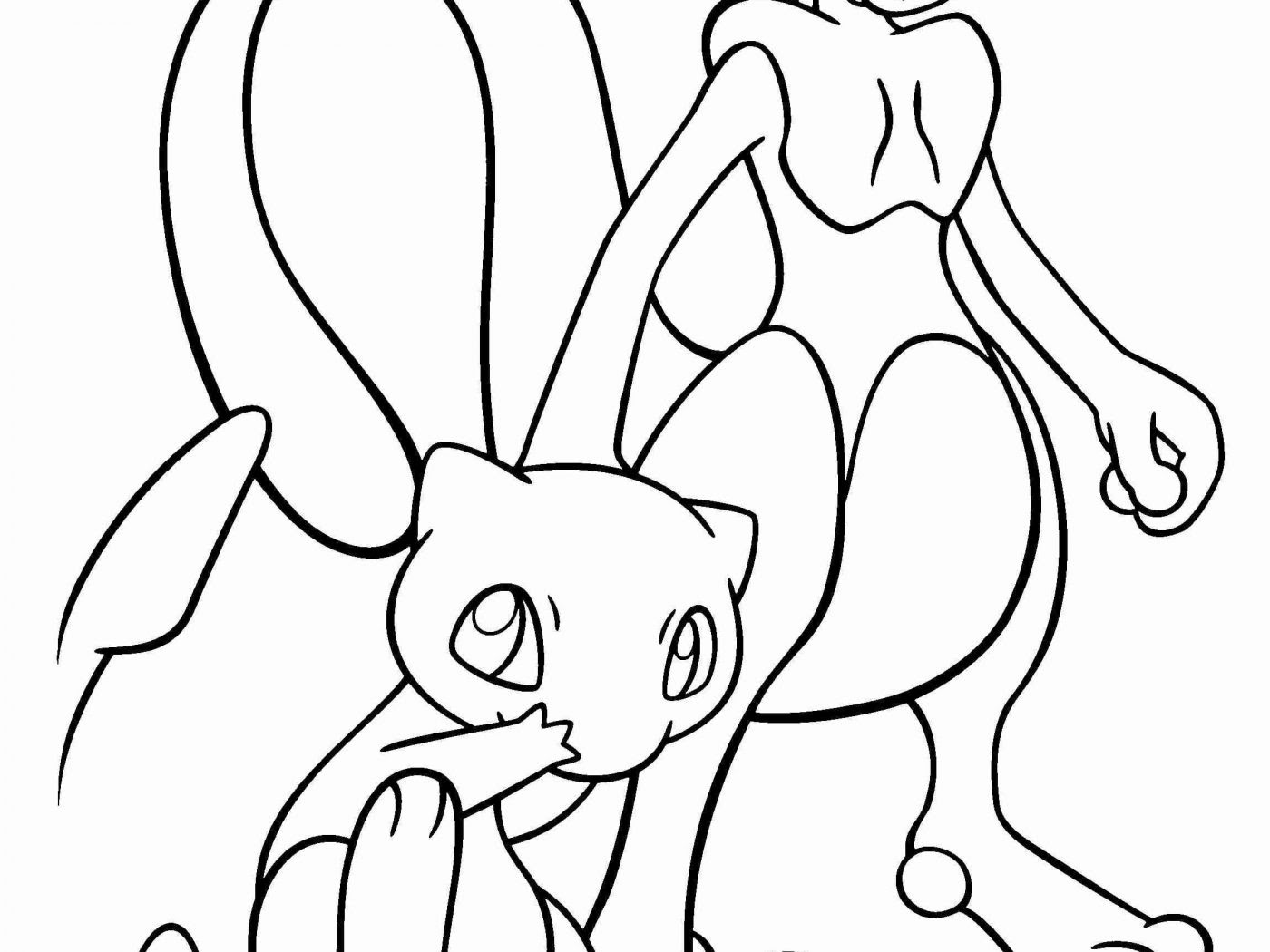 Download 18 Mewtwo And Mew Coloring Pages - Printable Coloring Pages