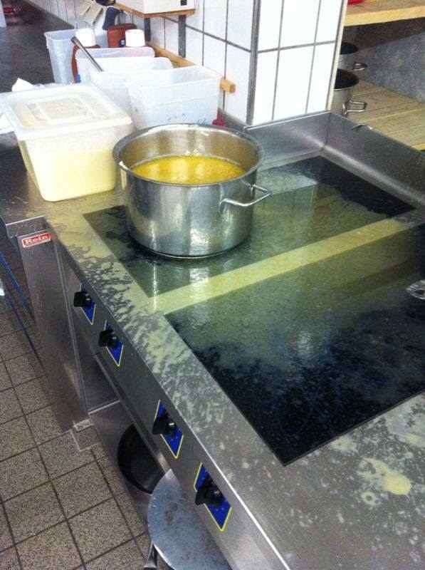 When a first-timer tries to melt butter:
