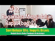Berikut Bahasa Inggris untuk Bisnis Mengadakan Rapat A Meeting Bag , terupdate!