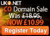 UK2 £10.99 for .CO domains