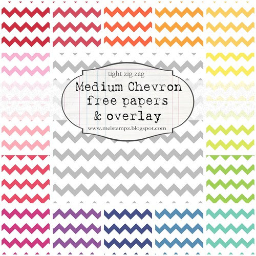 chevron tight MED Collage preview mel stampz