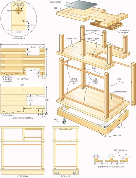 woodworking plans bar