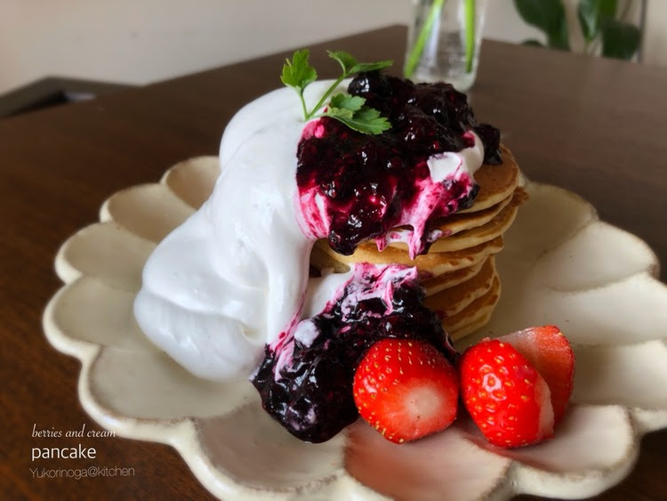 白玉粉とヨーグルトのモッチモチしっとりパンケーキと驚異的に伸びた息子の身長 At My Kitchen レシピブログ