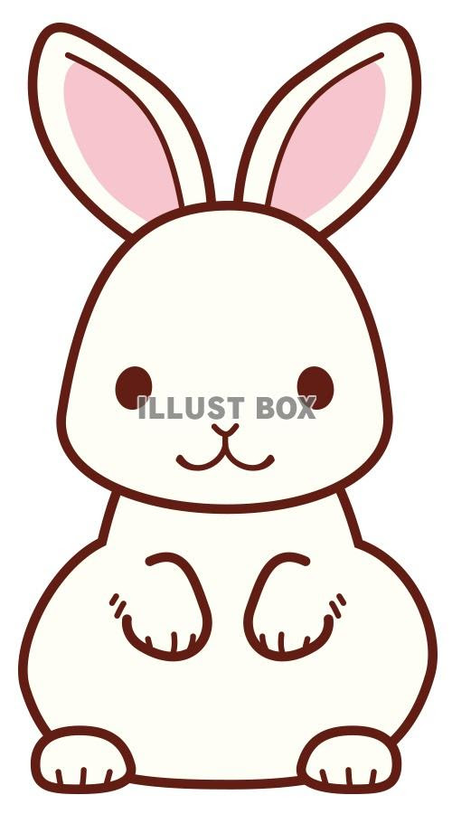 かわいいディズニー画像 無料印刷可能白 うさぎ イラスト