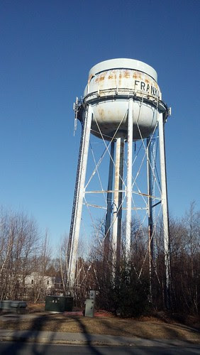 Franklin water tower: Upper Union St