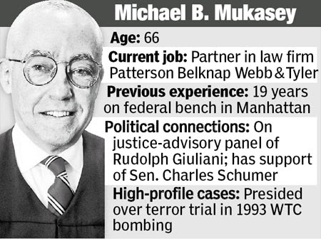 BUSH NOMINATES ZIONIST JEWISH JUDGE INVOLVED IN KEY 9-11 JUDGMENTS TO SERVE AS U.S. ATTORNEY GENERAL