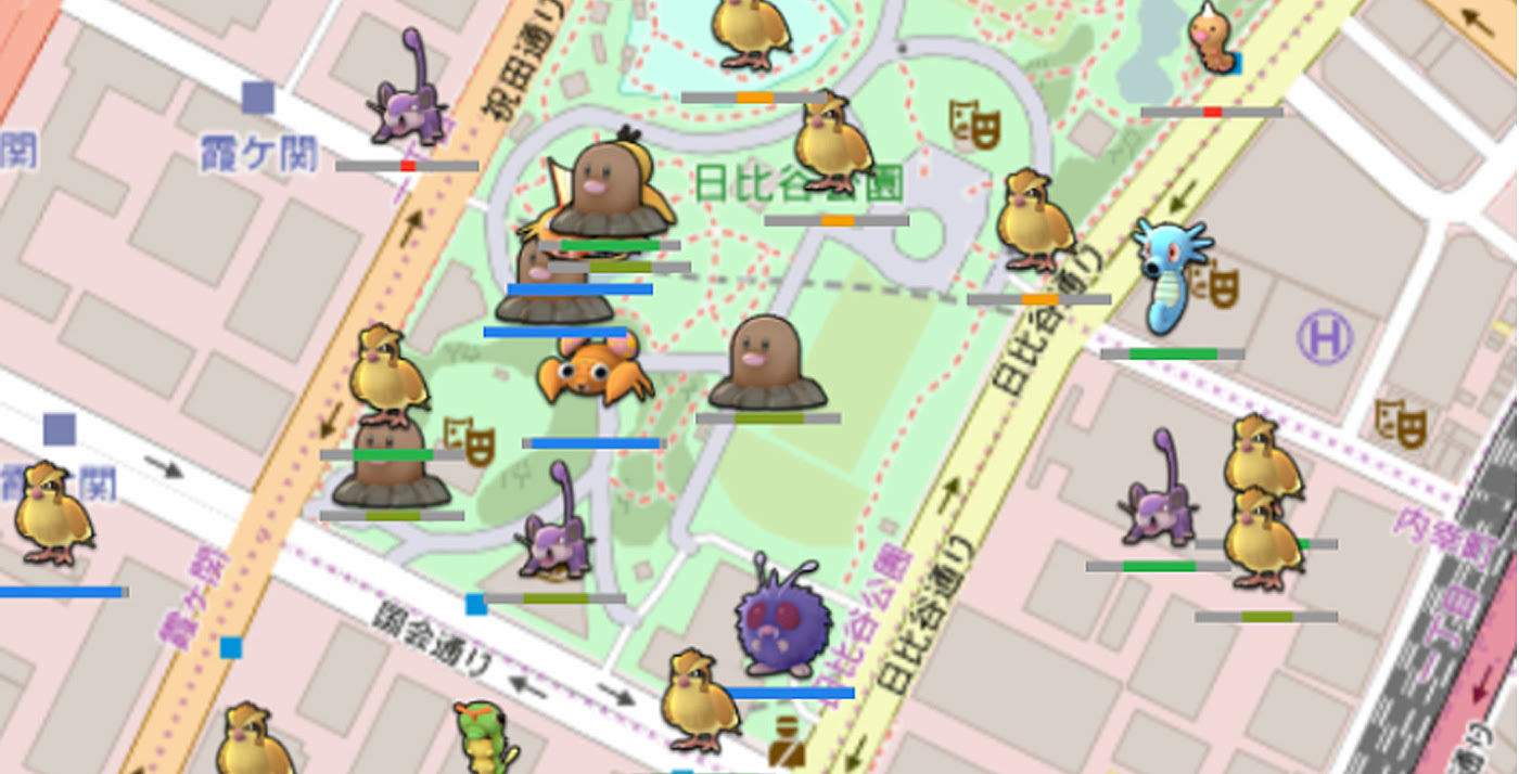 ポケモンgo 現在も使えるポケモン表示サイト P Go Search By Kuku Lu