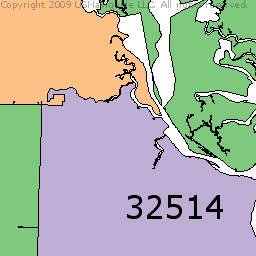 Pensacola Florida Zip Code Map 2018