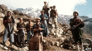 Insurgentes afganos en los ochenta.