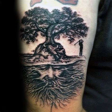 fantastic tree roots tattoos designs   body
