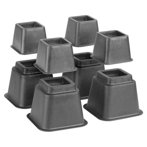 target bed risers with outlets
