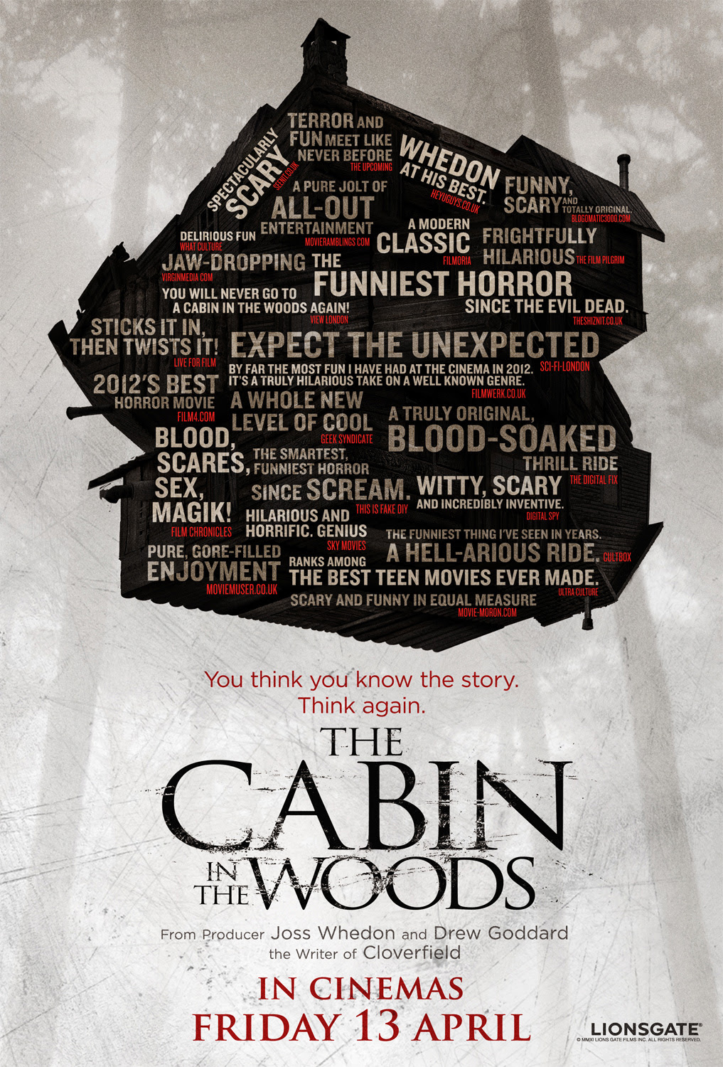 Just a new poster for The Cabin In The Woods, nothing to ...