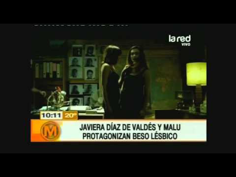 Javiera Díaz de Valdés y Malu protagonizan beso lésbico ...