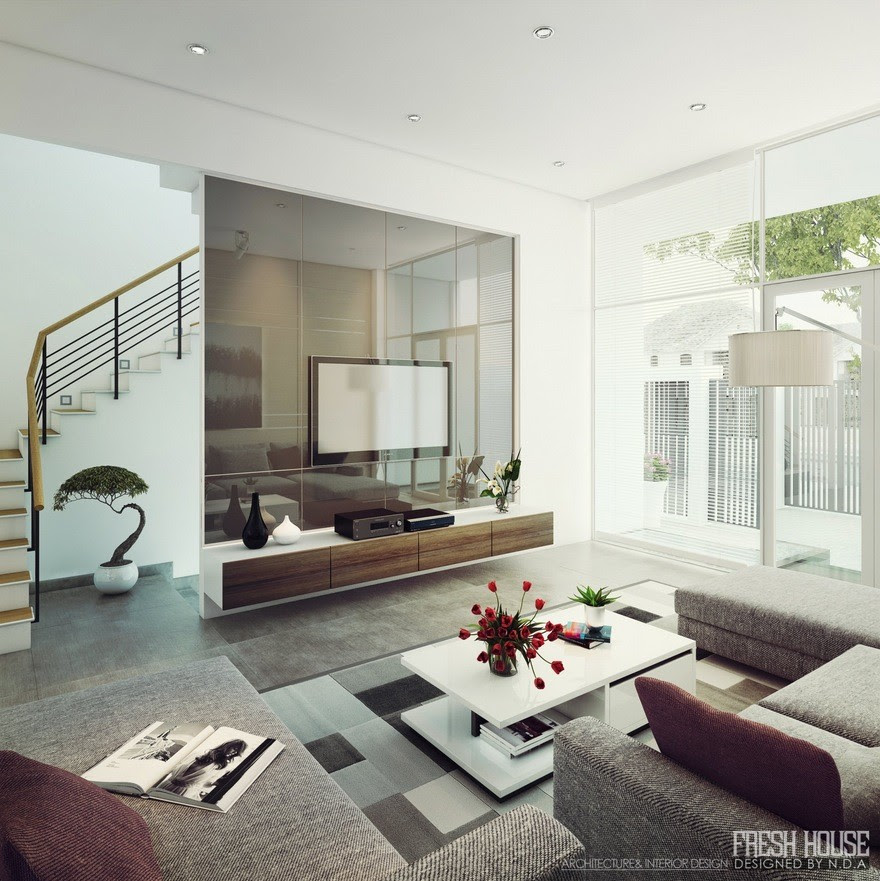 Light-Filled Contemporary Living Rooms