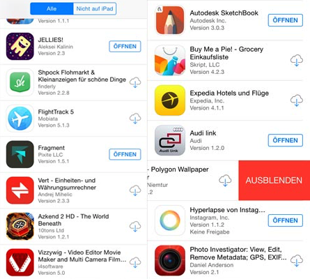 Apps verstecken: So gehtaposs mit i und Android