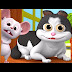 Meow Meow Billi Karti | Kids Poems In Hindi | Hindi Balgeet | म्याऊँ म्याऊँ | Super Kids Network
