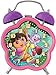 Goto Nickelodeon Dora the Explorer DEC196 Quartz Analog Alarm Clock (Pink/Purple) Details Nickelodeon Dora the Explorer DEC196 Quartz Analog Alarm Clock (Pink/Purple)