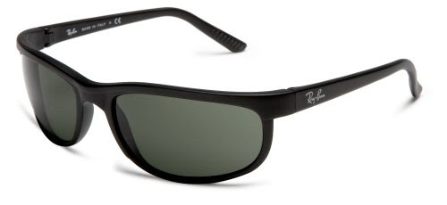 Ray-Ban Unisex RB2027 Predator 2 Sunglasses,Black Frame/Grey Lens,62 mm