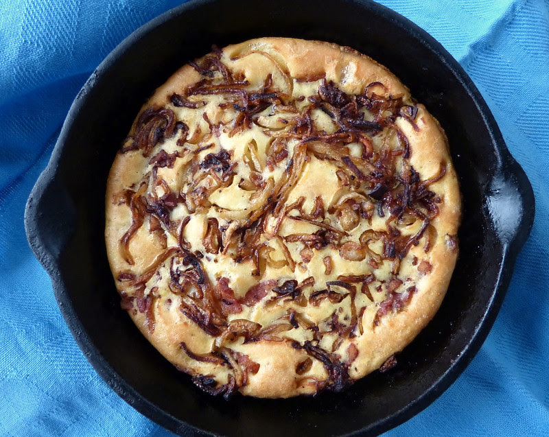 Onion And Bacon Dutch Baby
